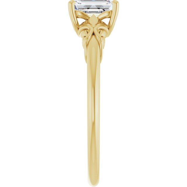 emerald-14K Yellow gold