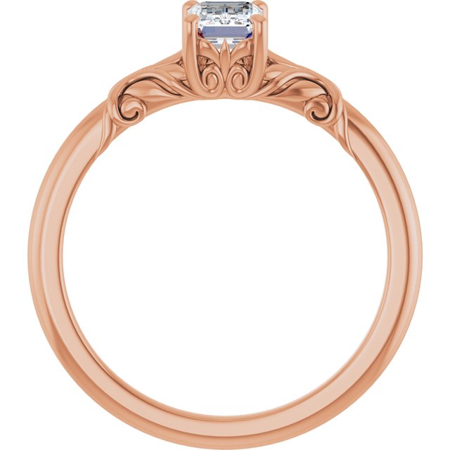 emerald-10K Rose gold