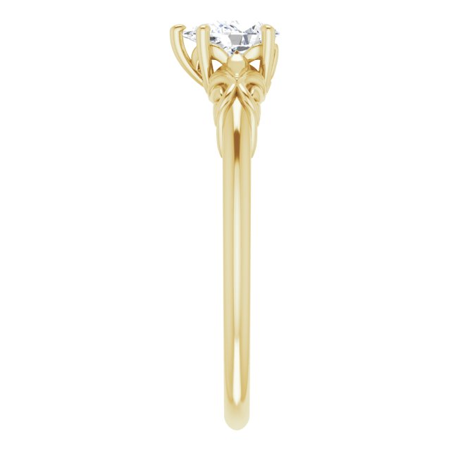 pear-14K Yellow gold