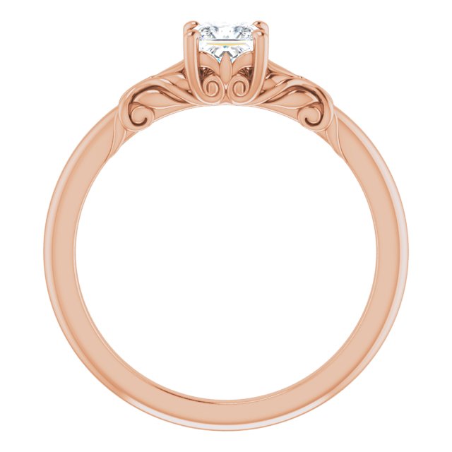 square-14K Rose gold