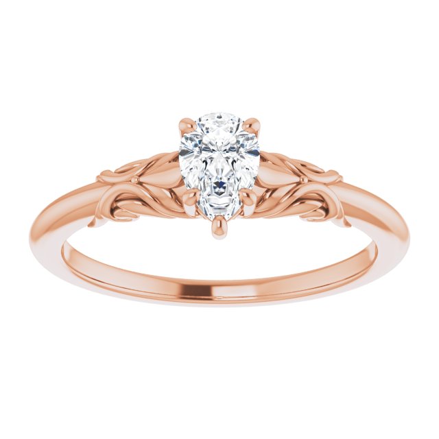 pear-14K Rose gold