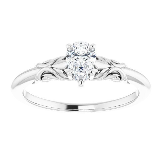 pear-10K White gold