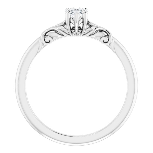 pear-14K White gold