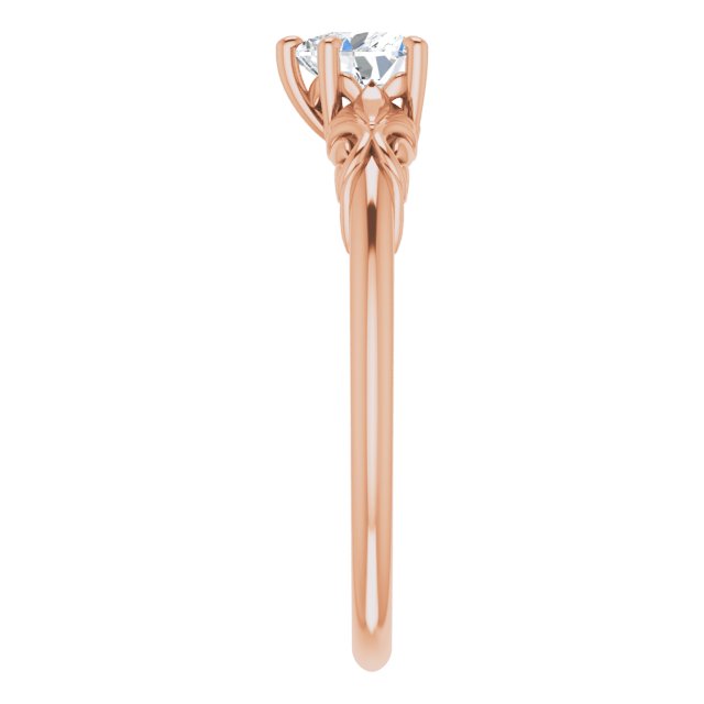 heart-14K Rose gold