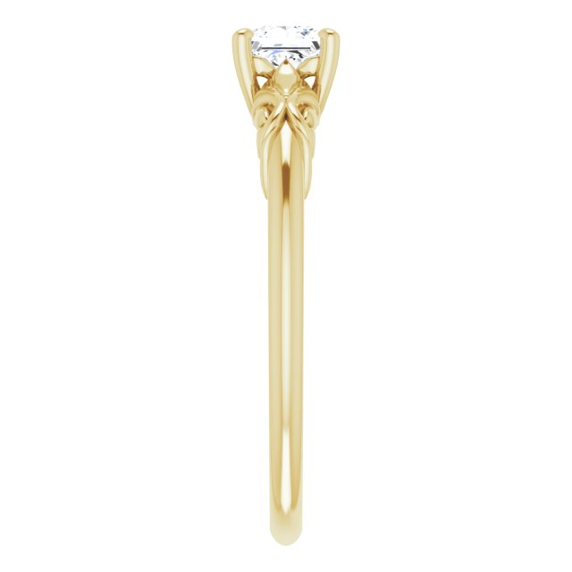square-14K Yellow gold