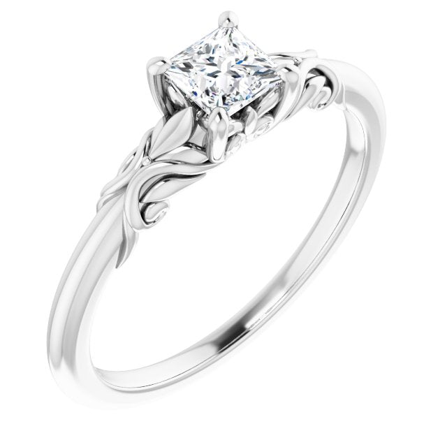 square-10K White gold