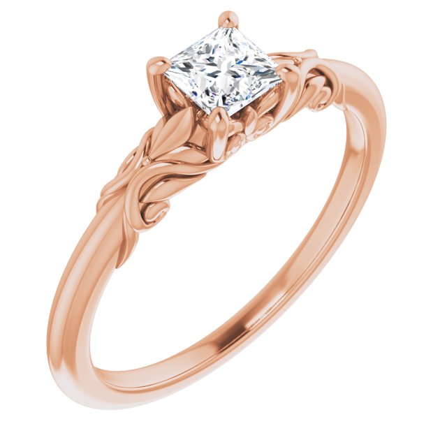 square-10K Rose gold