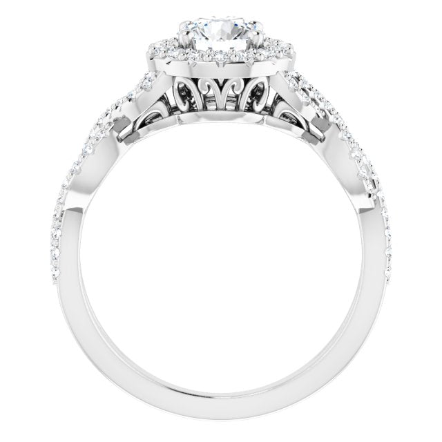 round-18K White gold