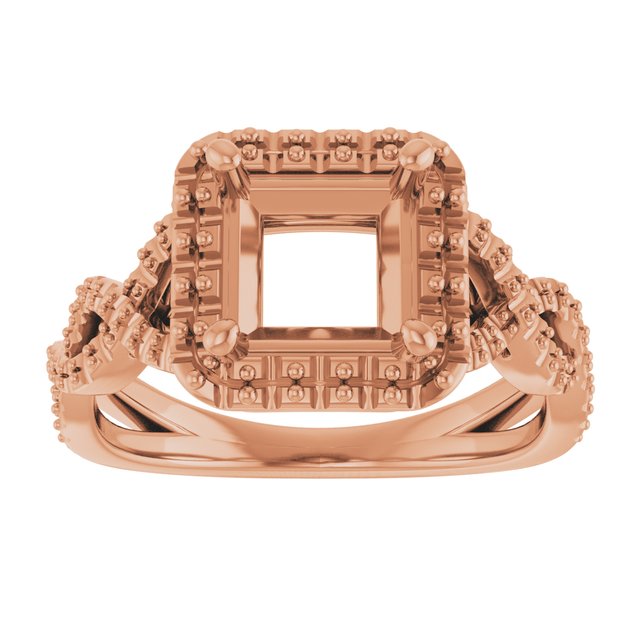 square-10K Rose gold