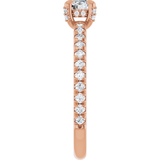 round-10K Rose gold