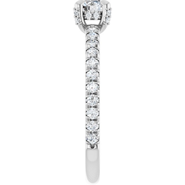 round-14K White gold