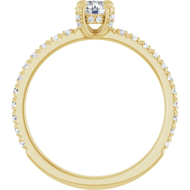round-10K Yellow gold