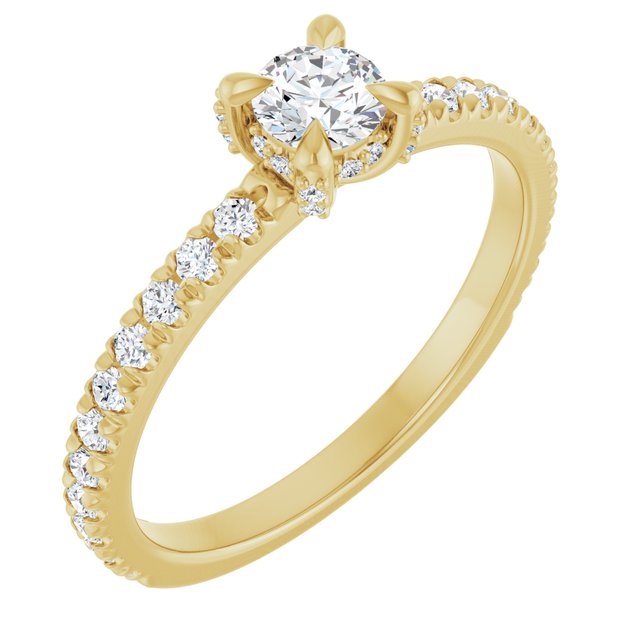 round-10K Yellow gold