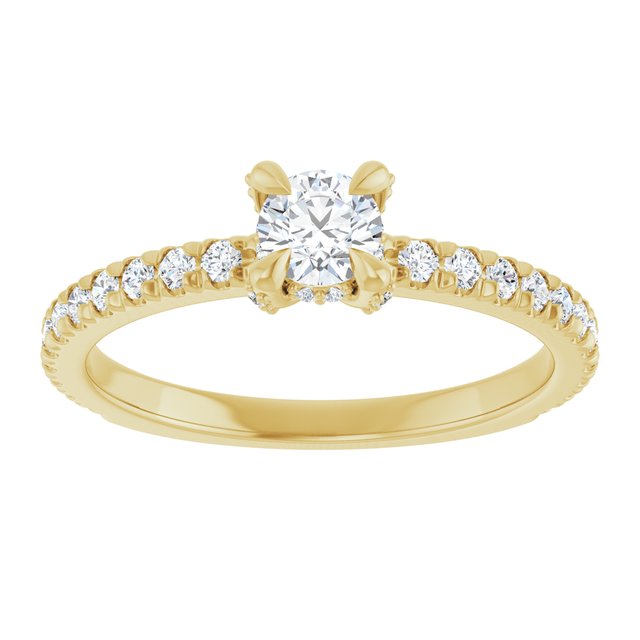 round-10K Yellow gold