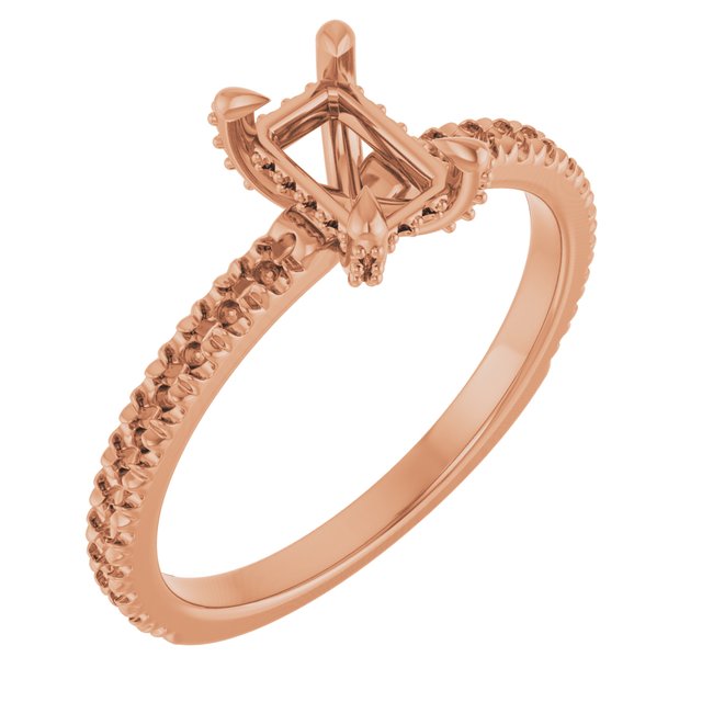 emerald-10K Rose gold