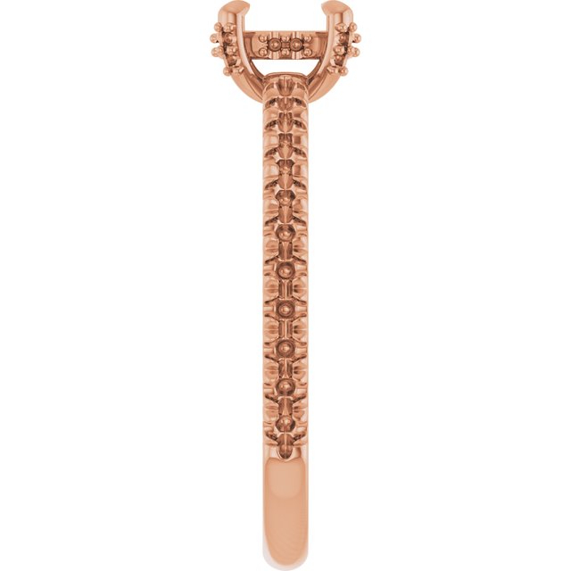 oval-18K Rose gold