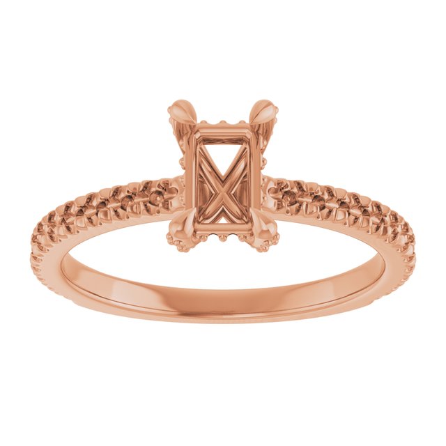emerald-10K Rose gold