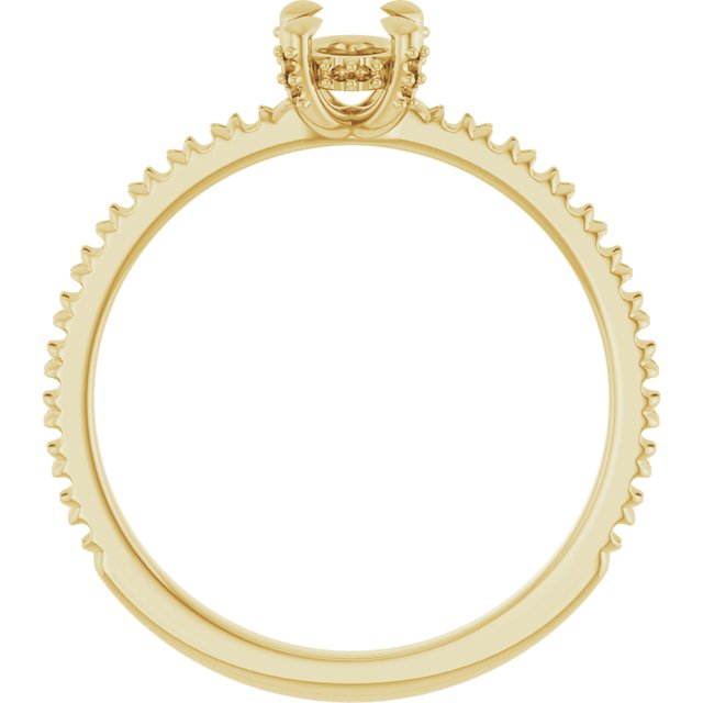 oval-10K Yellow gold