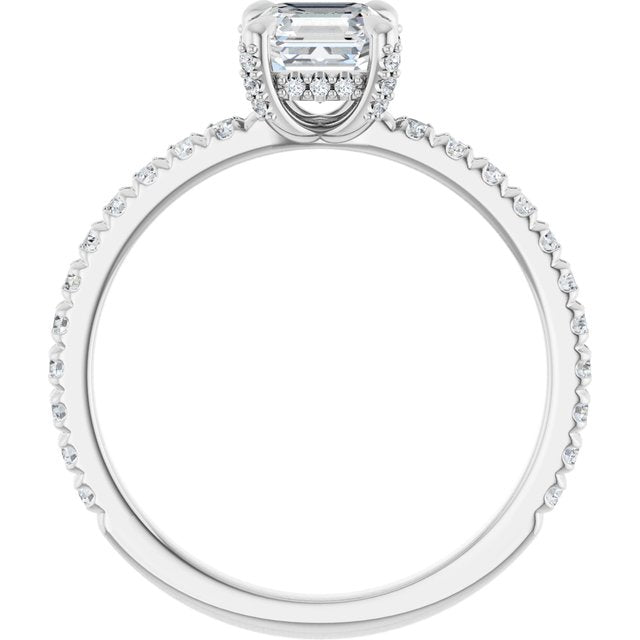asscher-10K White gold
