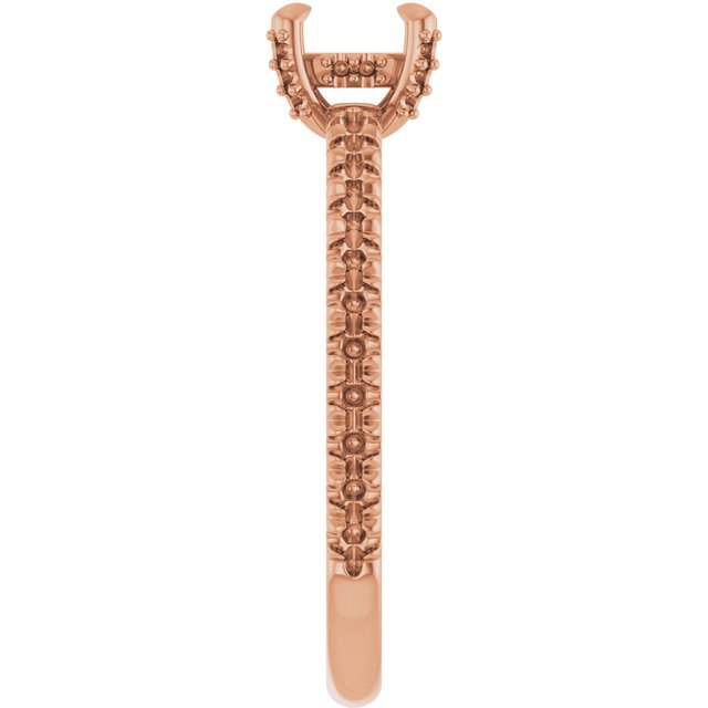 cushion-18K Rose gold