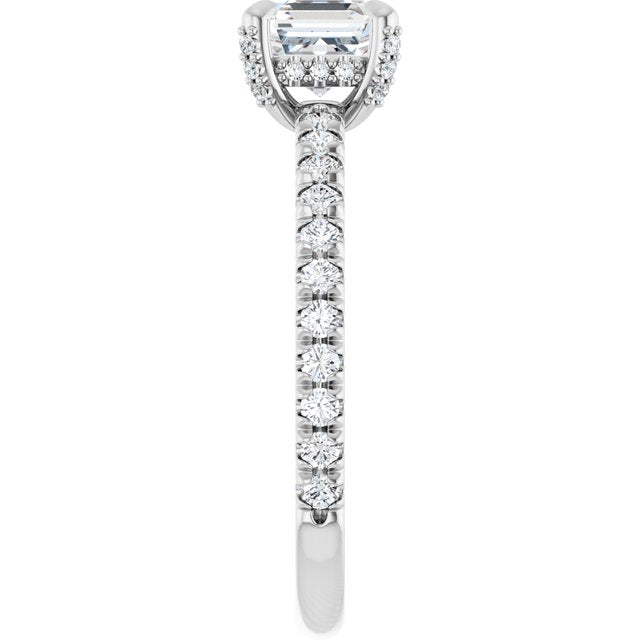 asscher-10K White gold