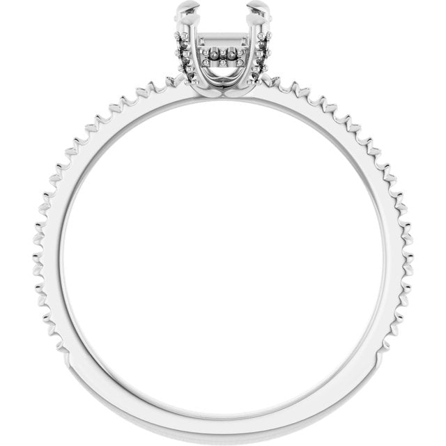emerald-18K White gold
