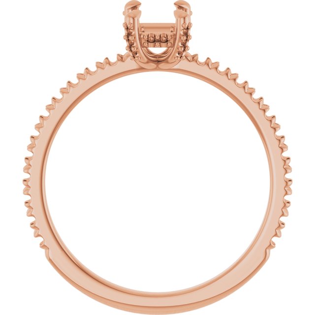 emerald-10K Rose gold