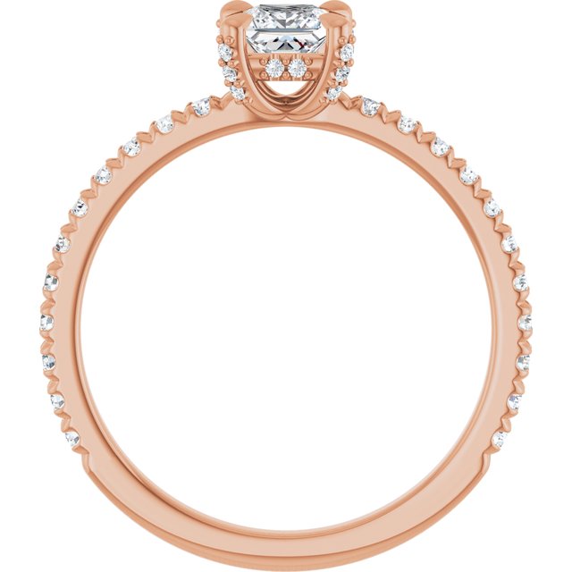 square-10K Rose gold