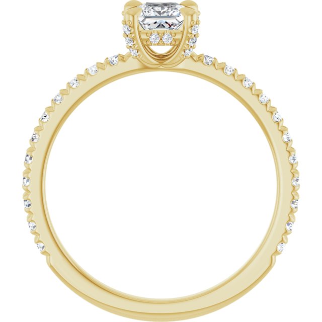 square-10K Yellow gold