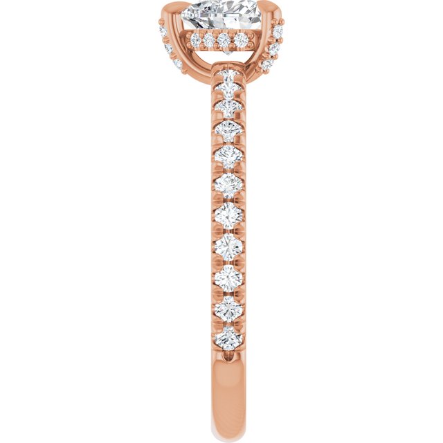 heart-14K Rose gold