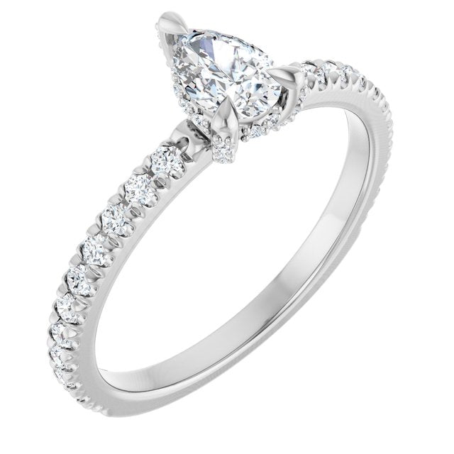 pear-14K White gold