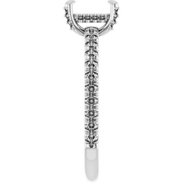 emerald-10K White gold