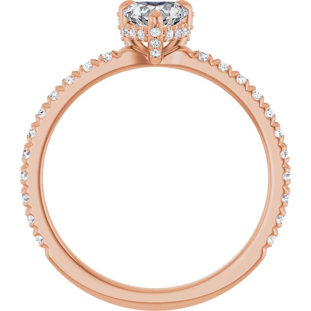 heart-10K Rose gold