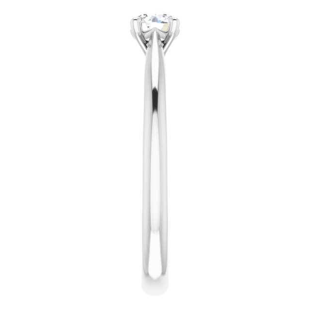 round-10K White gold