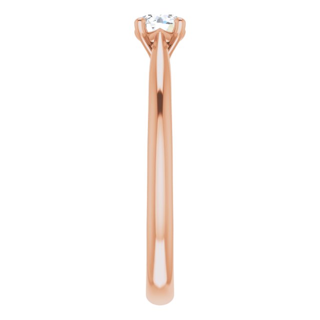 round-14K Rose gold