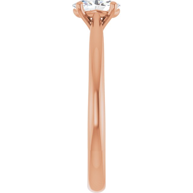 oval-18K Rose gold