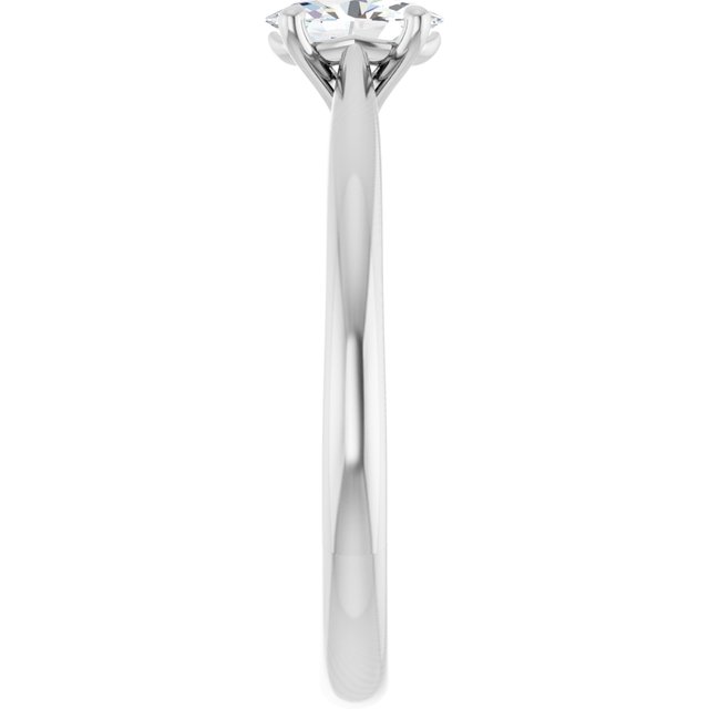 oval-10K White gold