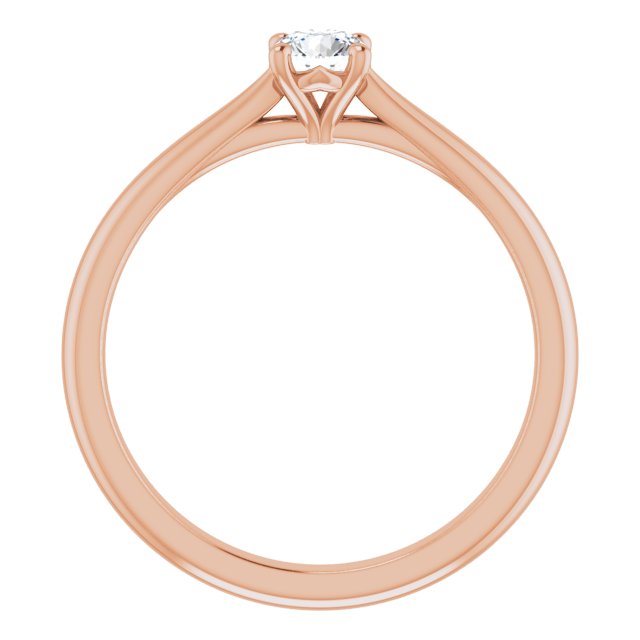 round-14K Rose gold