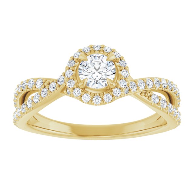 round-10K Yellow gold