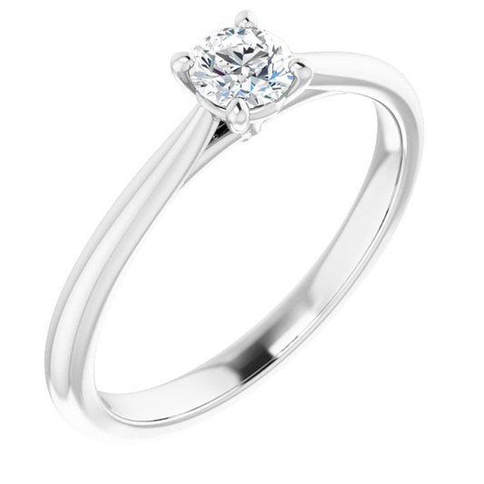 round-10K White gold