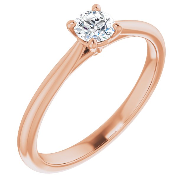 round-18K Rose gold