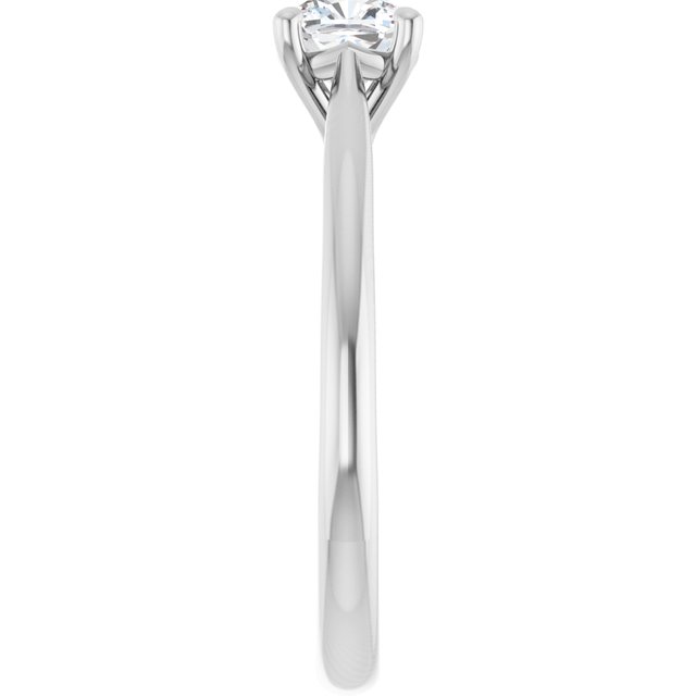 cushion-18K White gold
