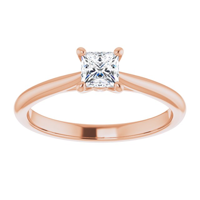 square-14K Rose gold
