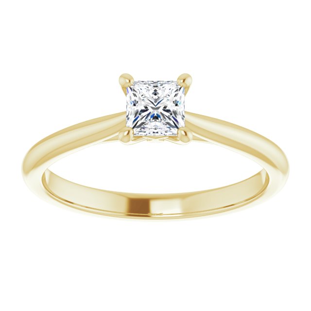 square-10K Yellow gold