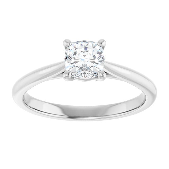 cushion-14K White gold