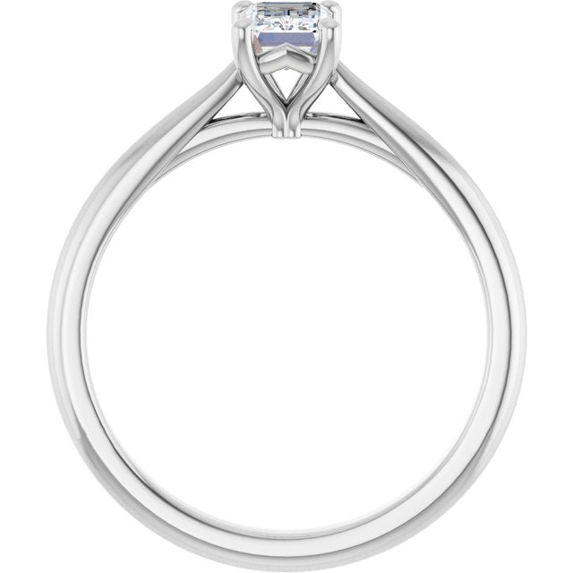 emerald-18K White gold