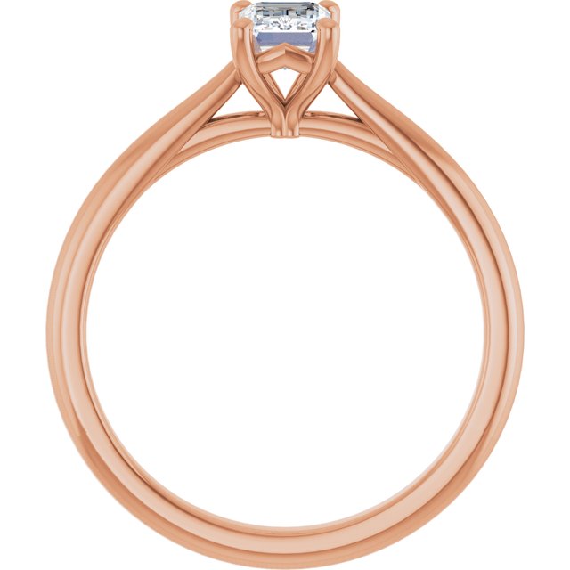 emerald-10K Rose gold