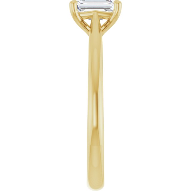 emerald-10K Yellow gold