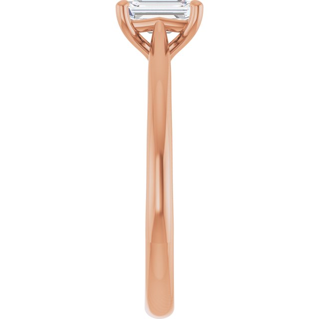 emerald-10K Rose gold