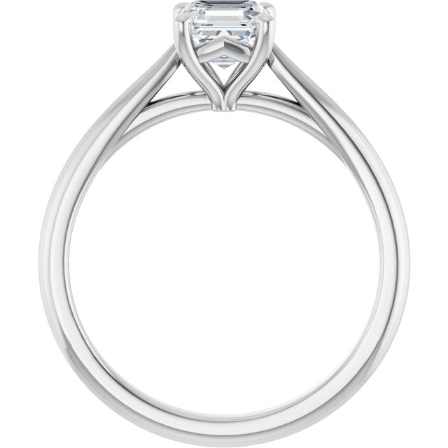 asscher-18K White gold